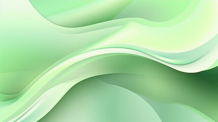 Abstract green gradient banner.Contemporary. Abstract graphic design banner background pattern. Generative ai.