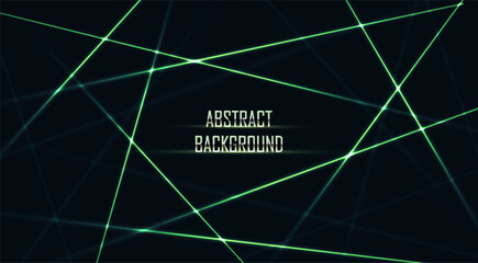 Green abstract lazer futuristic background. vector illustration. Light beam security.