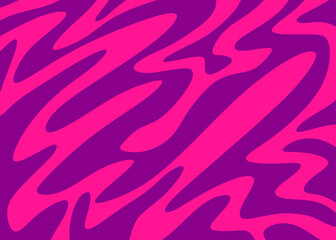 Minimalist background with cute wavy lines pattern