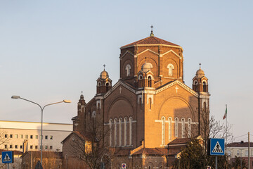 View of Tempio della Pace catholic church; Padua, Veneto, Italy