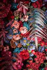 leaves of various seasons Green leaf wall background image