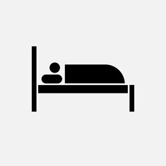 Accommodation Icon. Motel, Hotel Symbol for Design, Presentation, Website or Apps Elements.    