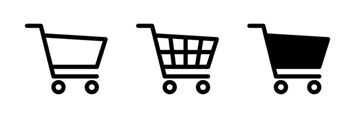 Shopping cart icon set © ValGraphic