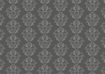 ゴージャスなダマスク柄 背景素材