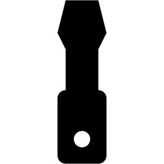 Slotted Screwdriver Glyph Icon