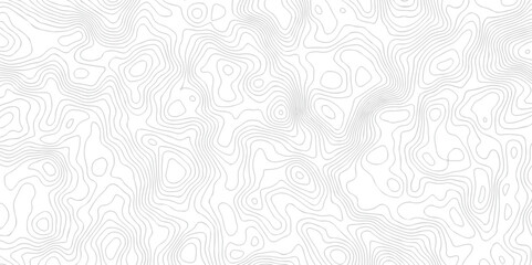Black and white lines seamless Topographic map patterns, topography line map. Vintage outdoors style. The stylized height of the topographic map contour in lines and contours isolated on transparent.