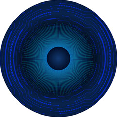 eye cyber circuit future technology