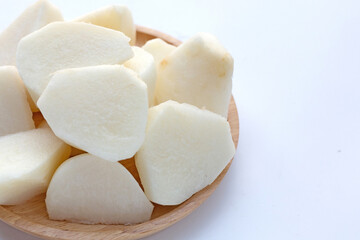 Mexican turnip or jicama or yam bean