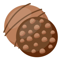 Chocolate Cake Vector-06