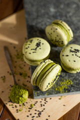 Macaron / Macarons / Matcha Macarons / Macaroon