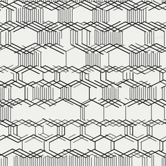 seamless geometric pattern black and white design
