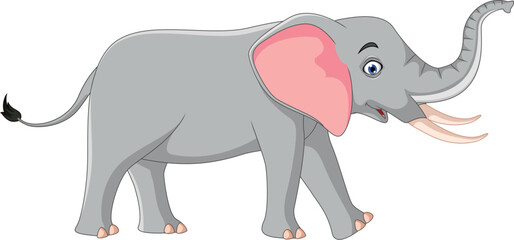 Elephant Cartoon Posing