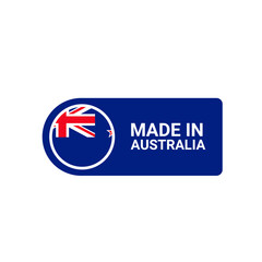 Made in Australia premium vector logo. Made in Australia logo, icon and badges
