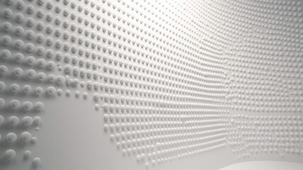 abstract binary code polkadots white background