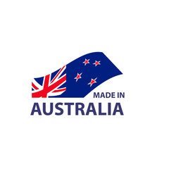 Made in Australia premium vector logo. Made in Australia logo, icon and badges
