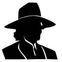 black and white of icon shape