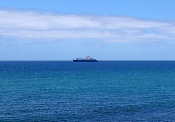 Big boat near the coast