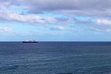 Big boat near the coast