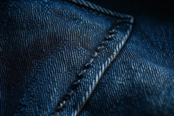 Denim blue jeans background graphic texture, generative AI