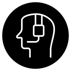 assistance glyph icon