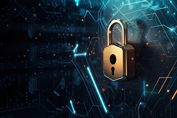 Cyber Security Background concept
