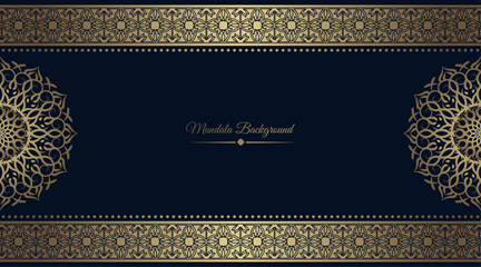luxury background, with mandala ornament