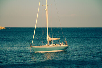 sailboat on the sea