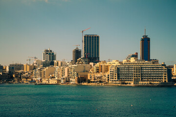 Obraz premium city skyline