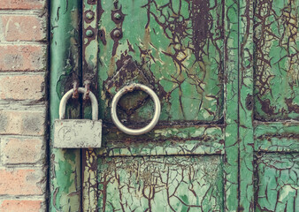 Rusty metal painted background. Rust spots and streaks on stained metal surface. Grunge industrial colored steel texture. Scratched corroded aged damaged backdrop with rustic vintage worn details.