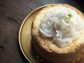 fresh young coconut cheesecake
