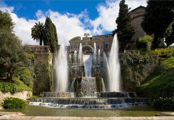 Tivoli, Roma. Fontane dei Giardini di Villa D'Este
