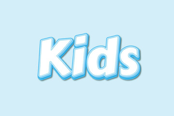 kids typography premium editable text effect	