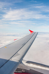Wing view during flight