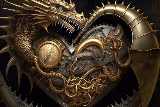 The Clockwork Dragonheart Generative AI