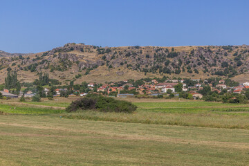 Fototapeta na wymiar Rural landscape of North Macedonia