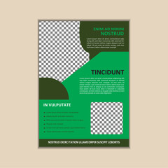 Creative Corporate Business Flyer Template Simple and clean A4 Size with Bleed Vector design