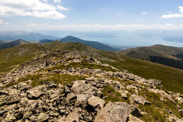 Fototapeta na wymiar Ridge of Pelister mountains, North Macedonia