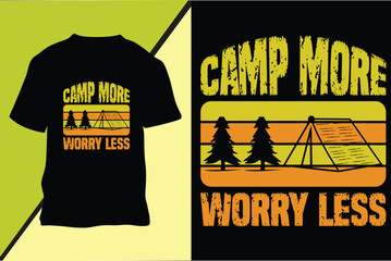 Camping T-shirt Design