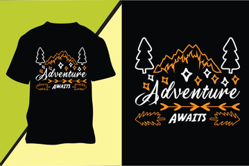 Camping T-shirt Design