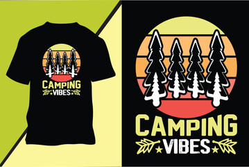 Camping T-shirt Design