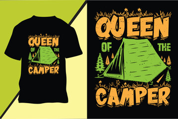 Camping T-shirt Design