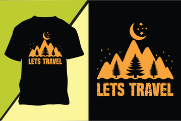 Camping T-shirt Design