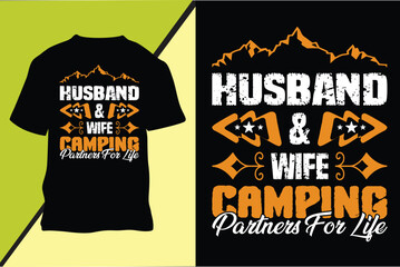 Camping T-shirt Design