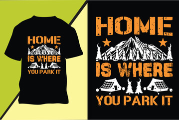 Camping T-shirt Design