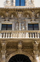Barletta, BT. Facciata barocca di Palazzo della Marra - Pinacoteca De Nittis
