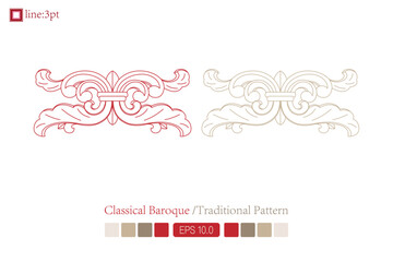 Asian Chinese vintage vector delicate floral vine twine spiral art deco pattern. Baroque Victorian style. Decoration for border, frame, invitation, poster, packaging design.