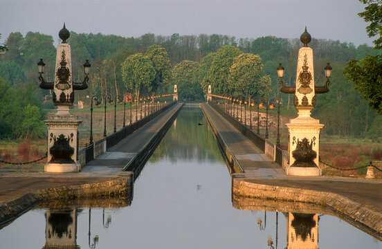 Pont canal de Briare, Sologne, 45, Loiret, France