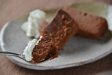 美味しいチョコレートケーキ
