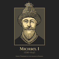 Michael I (1596-1645) became the first Russian tsar of the House of Romanov after the Zemskiy Sobor of 1613 elected him to rule the Tsardom of Russia.