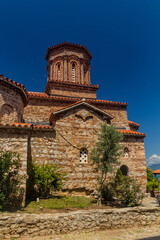 Fototapeta na wymiar Church at Sveti Naum monastery on Lake Ohrid, North Macedonia